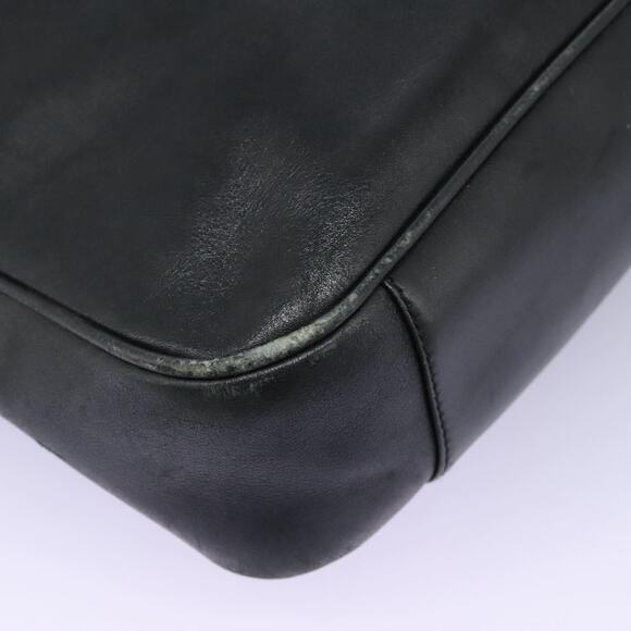 GUCCI Bamboo Shoulder Bag Leather Black Gold 001 3754 001 3754 - Picture 12 of 16